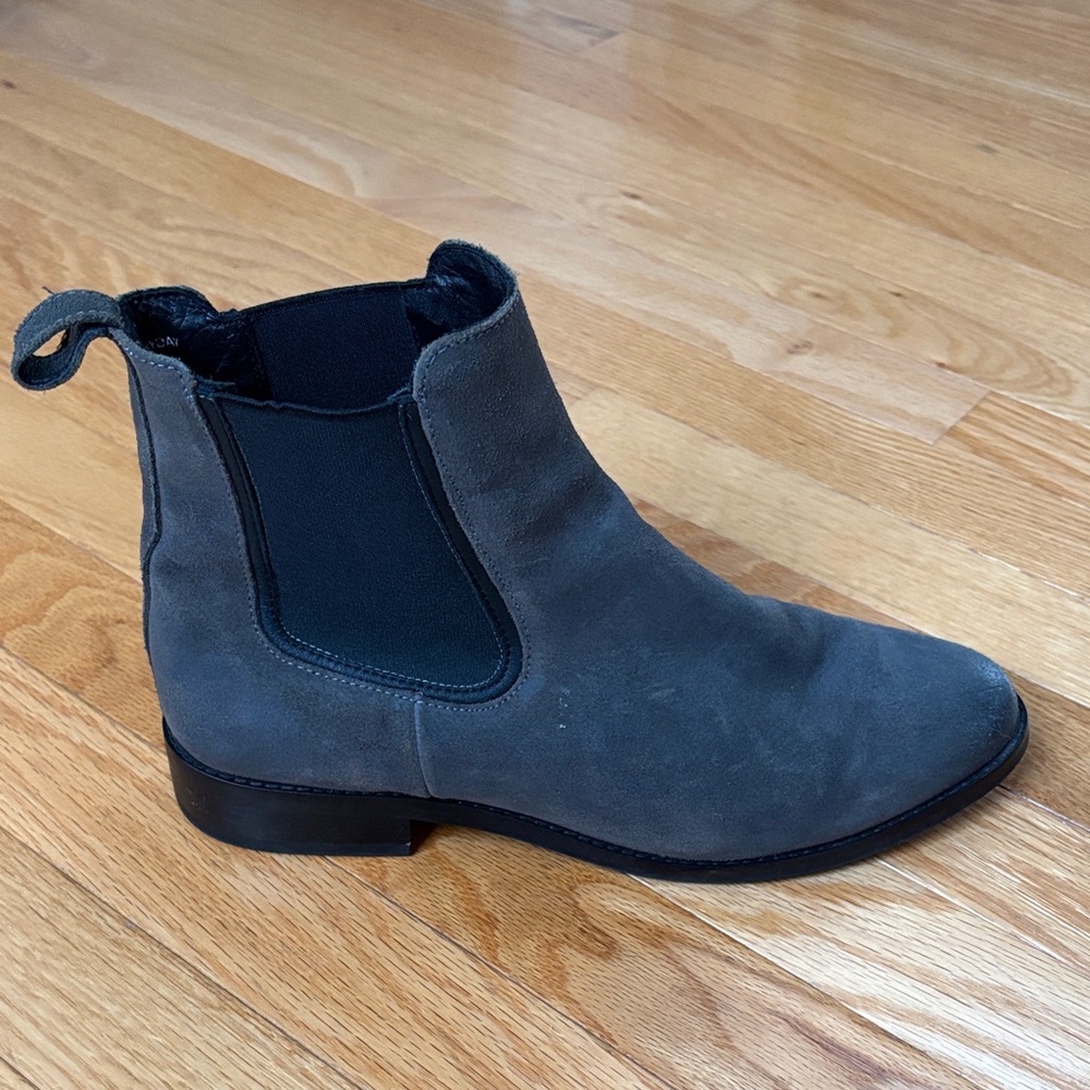 Thursday Boot Company Gray “WeatherSafe” Suede Chelsea Boots